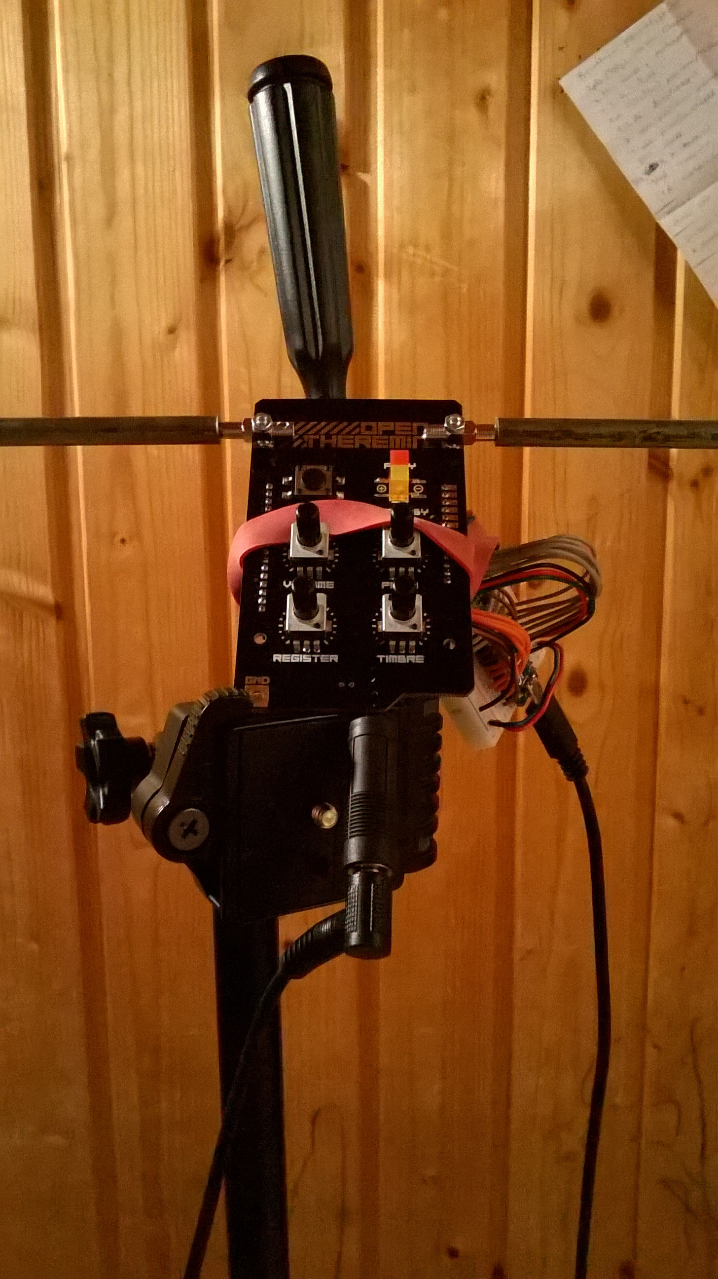 Open theremin assembled