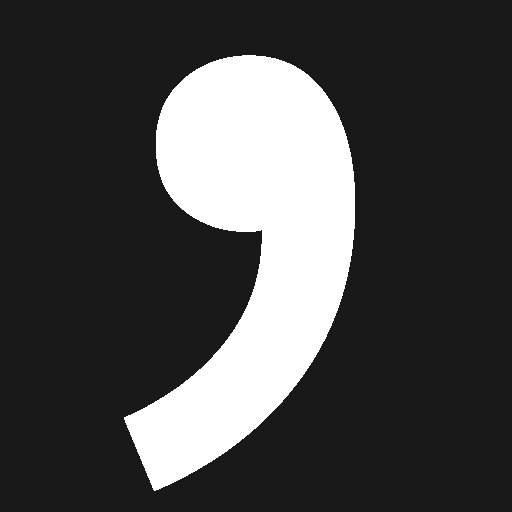 the glyph represented by that data