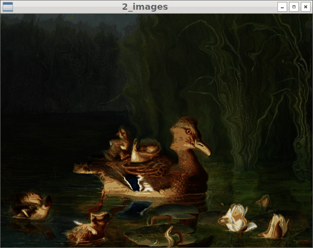 GLSL output, animated