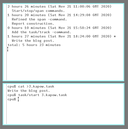 task screenshot